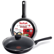 Tefal Day by Day 24 см (B5580SET): Тип сковороды Традиционная