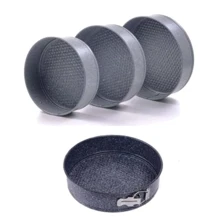 Формы разъемные Con Brio Granite De Lux набор 22/24/26/28х7см 4шт (539-CB): Крышка Нет