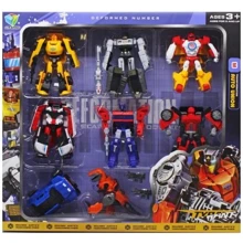 Набор трансформеров A-Toys Digital Distortion 8 шт (788-77Y): Тип игрушки Робот-динозавр, Робот-автомобиль