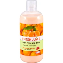 Fresh Juice Hawaiian Paradise Tangerine & Awapuhi Крем-гель для душа Мандарин и Авапухи 500 ml: Назначение Очищение