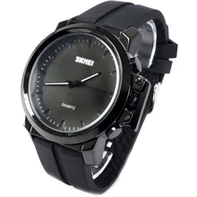 Наручний годинник Skmei 1208 Black Silicone: Стиль спортивний