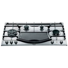 Варочная поверхность газовая Hotpoint-Ariston PH 941 MSTB IX: Расположение панели спереди по бокам