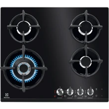 Варочная поверхность газовая Electrolux GPE363LK: Расположение панели спереди