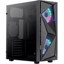 Корпус Aerocool Glider Cosmo-G-BK-v1 Black Mid Tower FRGB: Форм-фактор материнской платы ATX / Micro-ATX / Mini-ITX