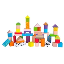 Дерев'яні кубики Viga Toys Візерункові блоки 50 шт 3 см (59695): Тип кубики