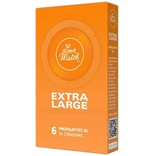 Презервативи розміру XL Love Match Extra Large, 6 шт: Тип Збільшеного розміру