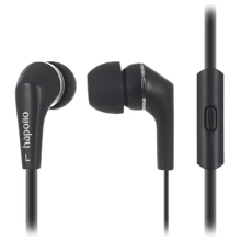 Наушники Hapollo HS-2515 Black: Тип конструкции вакуумные