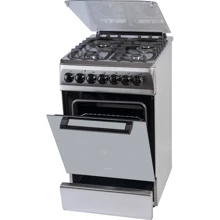 Плита комбинированная KLASS T5408E4 H.Inox: Тип устройства Комбинированная плита