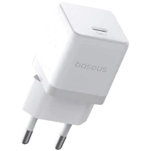 Зарядное устройство Baseus USB-C Wall Charger Palm 1C 20W White (P10111602213-00): Особенности Быстрая зарядка, Power Delivery (PD), USB-C