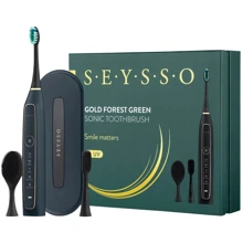 Зубная щетка Seysso Gold Forest Green: Назначение взрослая