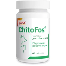 Витаминно-минеральная добавка Dolfos ChitoFos для поддержки функции почек для собак и кошек 60 табл. (189-60): Производитель Dolfos