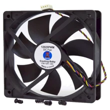 Кулер Cooling Baby 12025 PWM: Уровень шума, dB 17.6-31.3