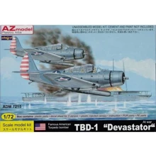 Бомбардировщик AZmodel TBD-1 Devastator 'At War' (3xUS camo,1942) ADM72015: Производитель AZmodel