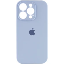 Чехол для iPhone Mobile Case Silicone Case Full Camera Protective Lilac Blue for iPhone 15 Pro Max: Цвет голубой