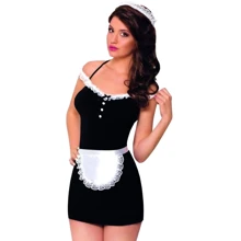 Костюм горничной SoftLine Criada, S/M (black): Для кого Для женщин