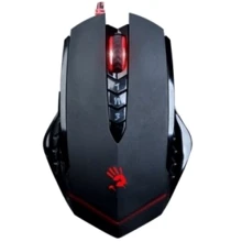 Мышь A4 Tech Bloody V8 M Black: Интерфейс подключения проводная USB