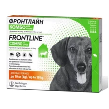Спот-Он Merial Frontline Combo для собак 2-10 кг S упаковка 3 пипетки (159917): Тип Капли