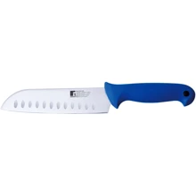 Ніж Bergner Professional color санток 17.5 см (BG-39141-BL): Лезо Нержавеющая сталь