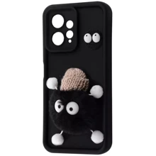 Чехол для телефонов Mobile Case Pretty Things Black/Fluffy Black for Xiaomi Redmi Note 12 4G: Совместимость Xiaomi Redmi Note 12 4G