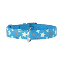Нашийник Collar Glamour з візерунком Зірочка світиться 30-39 см 20 мм блакитний (4823089301259): Виробник Collar