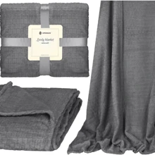 Плед Springos Extra Soft 130x180 см серый (HA7106): Производитель Springos