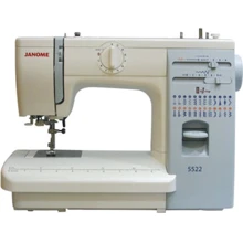 Швейна машина Janome 5522S: Максимальна швидкість, стібків/хв немає даних