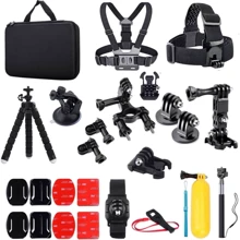 Набір аксесуарів 25 в 1 в кейсі AIRON ACK-2 для екшн-камер GoPro, AIRON, SONY, ACME, Xiaomi, SJCam, EKEN, ThiEYE (69477915500017): Тип аксесуара набір аксесуарів