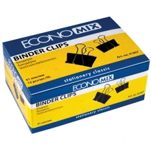 Комплект биндеров для бумаги 41 мм Economix, 12 шт./уп., 5 упаковок (E41007): undefined undefined