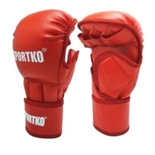 Перчатки SportKo ПД8 для MMA с открытыми пальцами искусственная кожа в ассортименте: undefined undefined