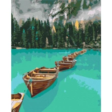 Картина по номерам Brushme Цепочка лодок 40x50 см (BS51426): Производитель Brushme