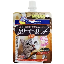 Лакомство для котов CattyMan Creamy Chicken Сливочное пюре с курицей жидкое 70 г (56163): Вид Жидкая форма