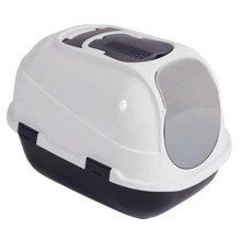 Туалет Moderna Mega Comfy для кішок, закритий 66х46х50 см, синій (5412087004539): Вид закритий