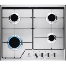 Варочная поверхность газовая Electrolux GPE262MX: Расположение панели спереди