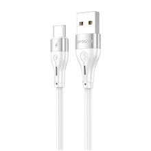 Кабель Proove USB Cable to USB-C Soft Silicone 2.4A 1m White: Тип USB Cable - USB-C