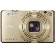 Nikon Coolpix S7000 Gold Офіційна гарантія: Розмір матриці 1/2,3"