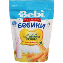 Bebi PREMIUM Печенье Бебики Классическое 115 г (3838471033954): Тип Печенье