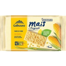 Крекеры Galbusera кукурузные с морской солью 400 г (8002190002545): Вес нетто 400 г
