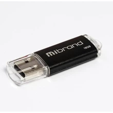 USB-флешка Mibrand 16GB Cougar USB 2.0 Black (MI2.0/CU16P1B): Стандарт USB USB 2.0