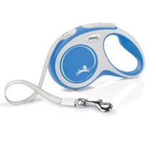 Рулетка Flexi New Comfort S 5 м (лента) синяя (4000498043530): Тип шнура Лента