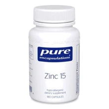 Pure Encapsulations Zinc 15 mg 180 caps Цинк (PE-00251): Тип Цинк