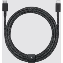 Кабель Native Union Belt Cable XL USB-C to Lightning 3m Cosmos Black (BELT-CL-CS-BK-3-NP): Тип USB-C - Lightning
