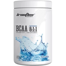 Аминокислота для спорта IronFlex Nutrition BCAA Performance 8-1-1 400 g /80 servings/ Natural: Вкус Без вкуса