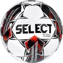 Мяч для игры Select Futsal Samba v22 футзальный Бело-серебристый Уни 4 (106346-402): Вид Футзальные
