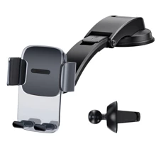 Тримач Baseus Car Holder Easy Control Clamp Black (SUYK000001): Виробник Baseus