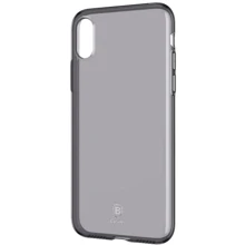 Чехол для iPhone Baseus Simple Transparent Black (ARAPIPH65-B01) for iPhone Xs Max: Цвет черный