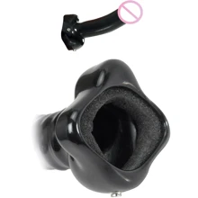 Полый страпон Fetish Fantasy Cumfy Hollow Strap On # 1, 18,5x4,5 см: Для кого Для мужчин