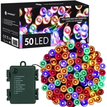 Гірлянда на батарейках Springos 5 м 50 LED CL4029 Mix: Виробник Springos