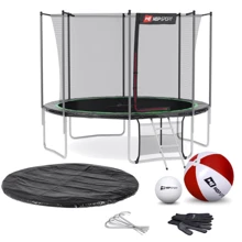 Батут Hop-Sport 10ft (305cm) black/green с внутренней сеткой 4 ноги: Производитель Hop-Sport