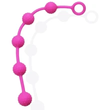 Анальные бусы Silicone Anal Beads Blue, SKN-ANL035 Pink: Для кого Унисекс