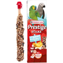 Лакомство Versele-Laga Prestige Sticks Parrots Banana & Coconut topping банан и кокос для средних и крупных попугаев 2х70 г 140 г (59017): Вид корма Лакомства